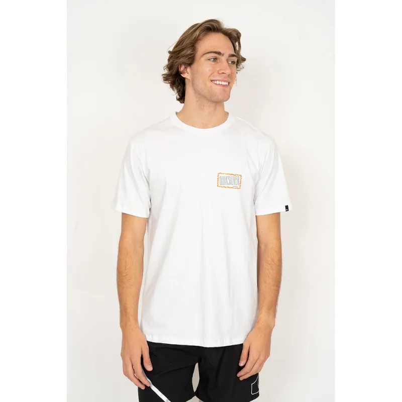 Camiseta Quiksilver M/C Gotam Foam Branco-Branco-P