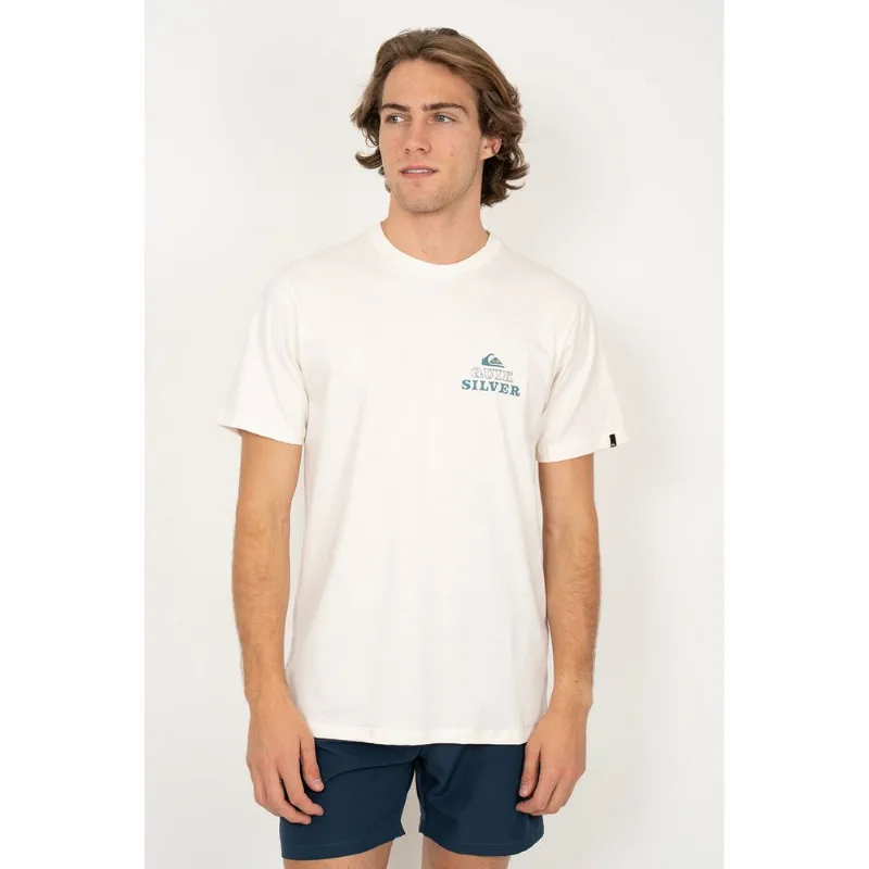 Camiseta Quiksilver M/C Soul Maze Snow White Camiseta Quiksilver M/C Soul Maze Snow Whi-SNOW WHITE-M
