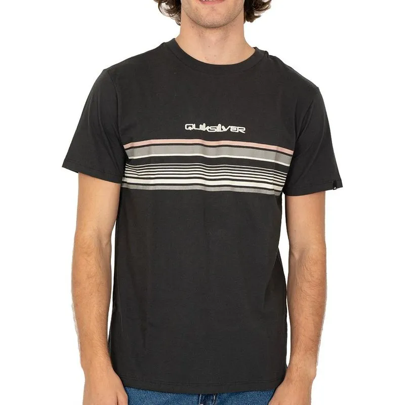 Camiseta Quiksilver Banner SM26 Masculina Cinza Escuro GG / chumbo