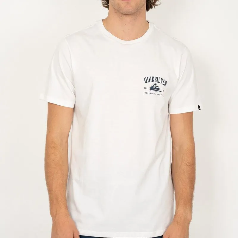 Camiseta Quiksilver Paradise SM26 Masculina Snow White M / branco