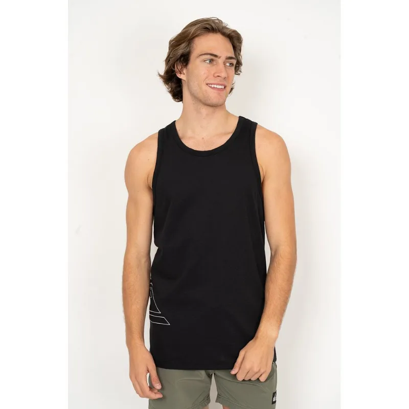 Regata Quiksilver Outline Side Logo Preto-Preto-GG