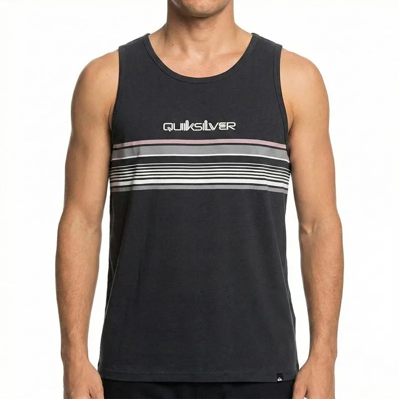 Regata Quiksilver Banner SM26 Masculina Cinza Escuro M / chumbo