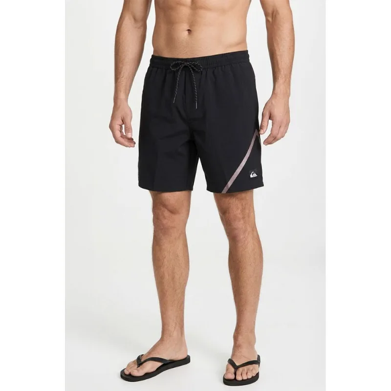 Boardshort Quiksilver New Wave Reflective 17 Preto-Preto-GG