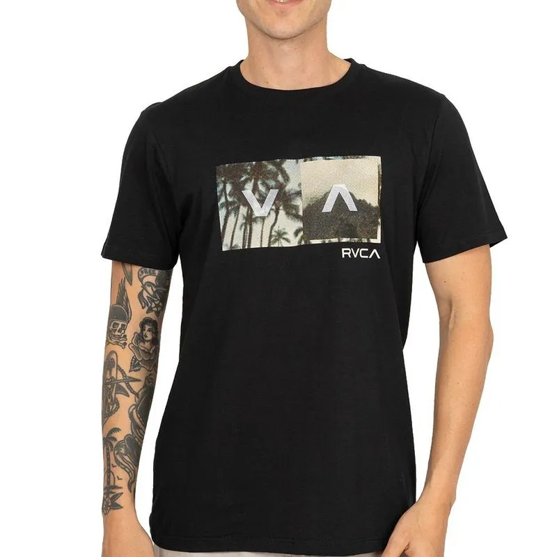 Camiseta RVCA Balance Box SM26 Masculina Preto GG / preto