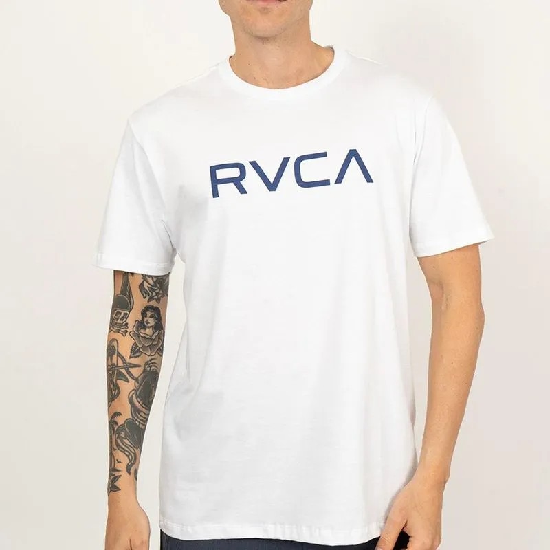 Camiseta RVCA Big RVCA SM26 Masculina Branco GG / branco