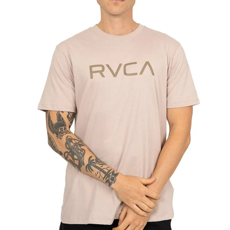 Camiseta RVCA Big RVCA SM26 Masculina Rosa Claro P / rosa
