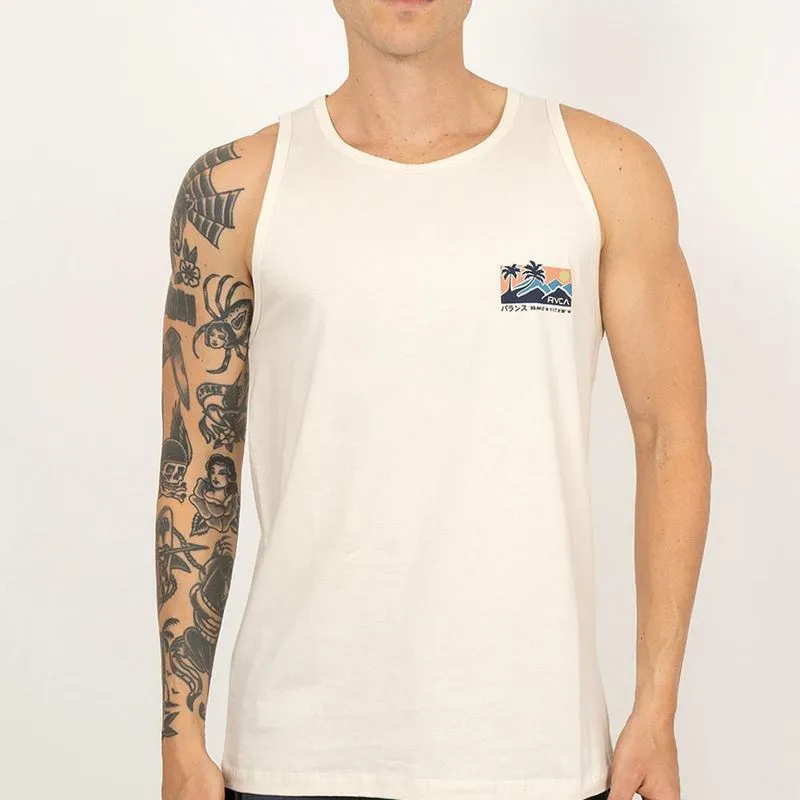 Regata RVCA Palm Trail SM26 Masculino Off White GG / begê