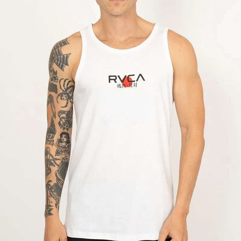 Regata RVCA Tiger Sun SS SM26 Masculino Branco P / branco