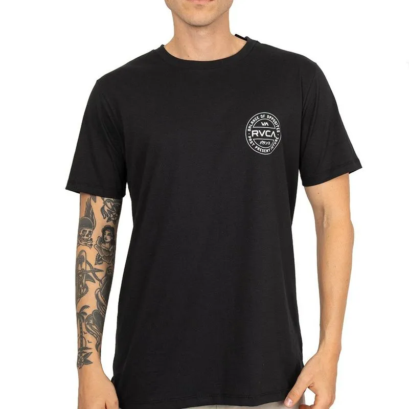 Camiseta RVCA Rise Cuts SM26 Masculina Preto GG / preto