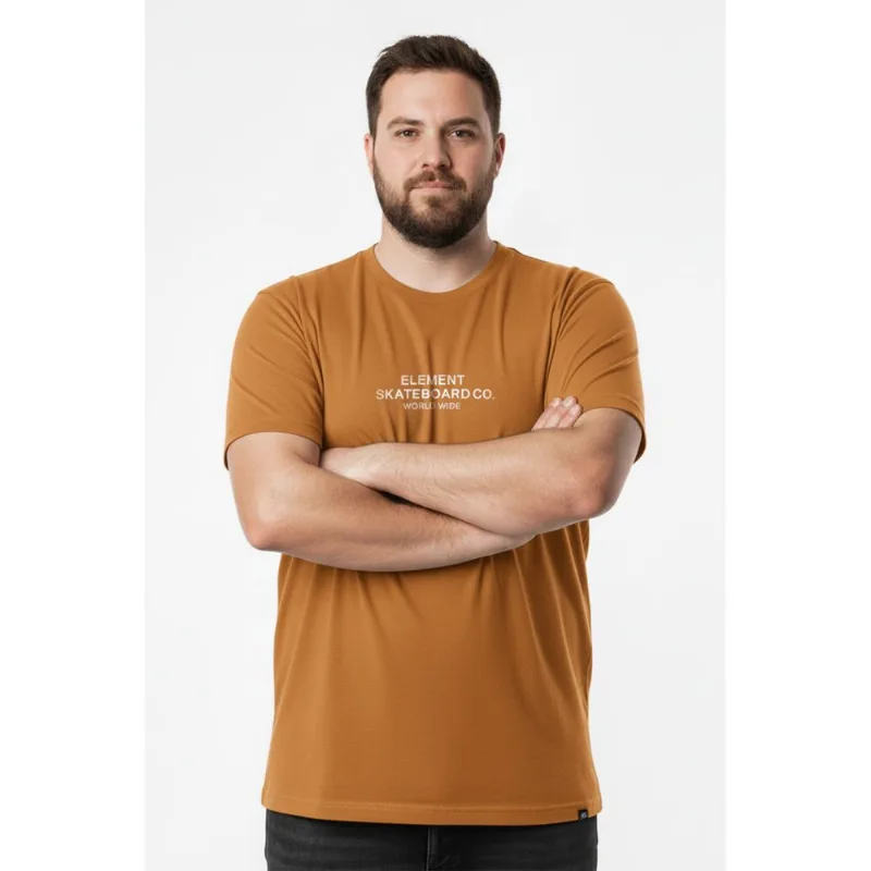Camiseta Element M/C Skateboard Co Ps Caqui Escuro -CÁQUI ESCURO-G2