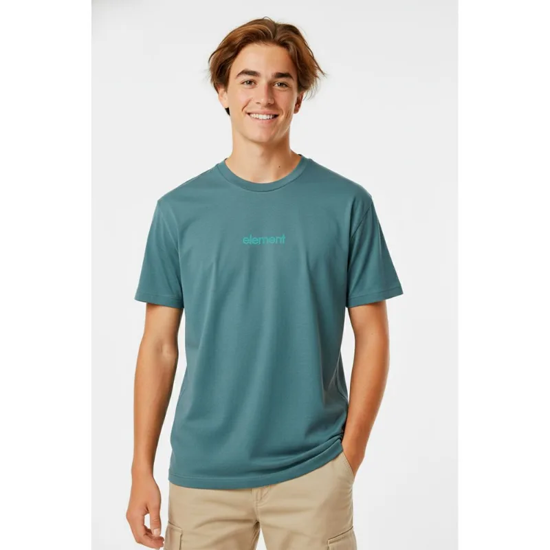 Camiseta Element M/C Simple Logo Tn Petroleo -PETROLEO-12