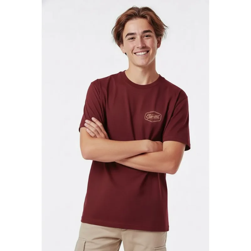 Camiseta Element M/C Craft Tn Vinho -Vinho-12
