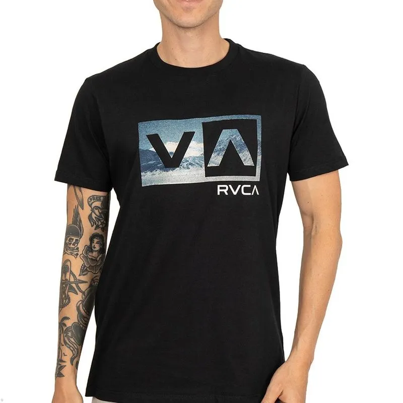 Camiseta RVCA Balance Box SS PS SM26 Masculina Preto 1G / preto