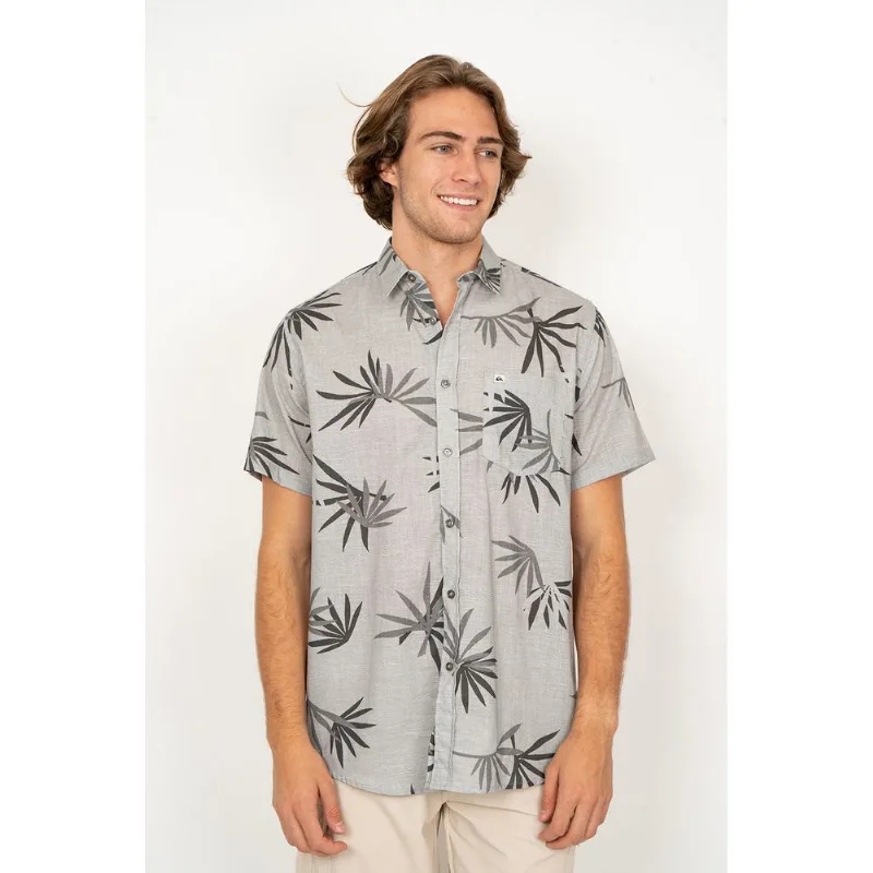 Camisa Quiksilver M/C Trippy Tropical Areia Camisa Quiksilver M/C Trippy Tropical Are-Areia-P