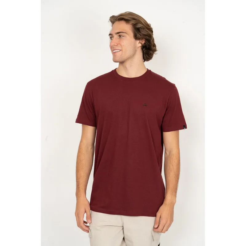 Camiseta Quiksilver M/c Embroidery Vinho M