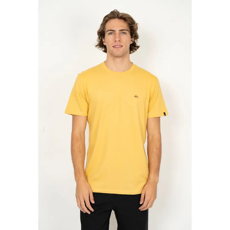 Camiseta Quiksilver M/C Embroidery Mostarda Claro Camiseta Quiksilver M/C Embroidery Mostarda-Mostarda-M