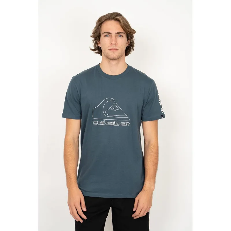 Camiseta Quiksilver M/C New Tour Azul Claro Camiseta Quiksilver M/C New Tour Azul Escuro P-AZUL ESCURO-GG