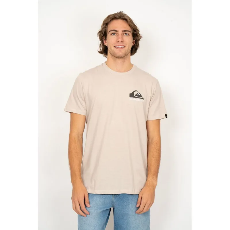 Camiseta Quiksilver M/C Omni Logo Areia P-Areia-G