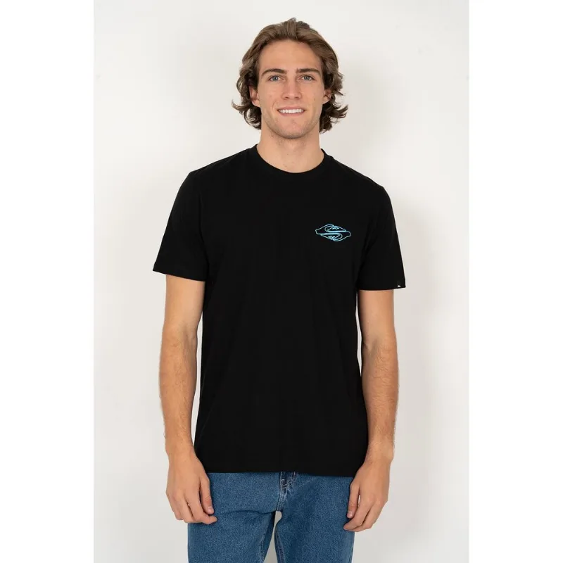 Camiseta Quiksilver M/C Ripple Fount Preto M-Preto-G
