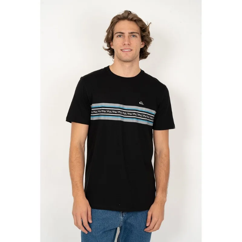 Camiseta Quiksilver M/C Line Logo Preto M-Preto-G