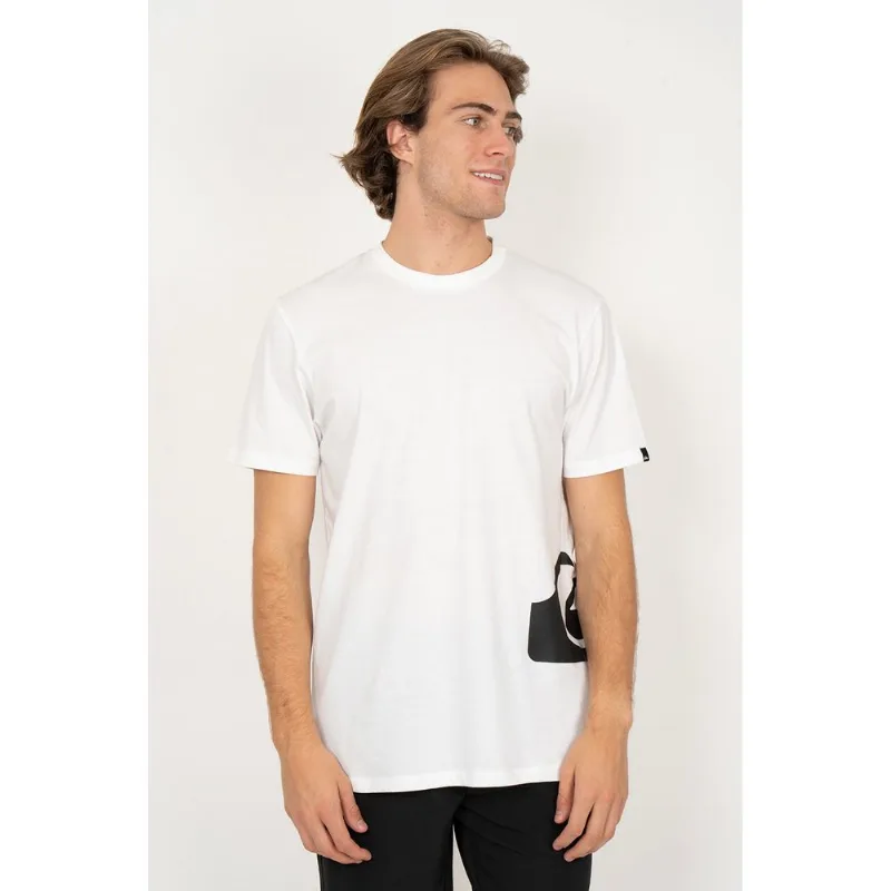 Camiseta Quiksilver M/C Side Logo Branco P-Branco-GG
