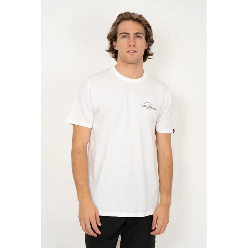 Camiseta Quiksilver M/C Arched Type Branco-Branco-G