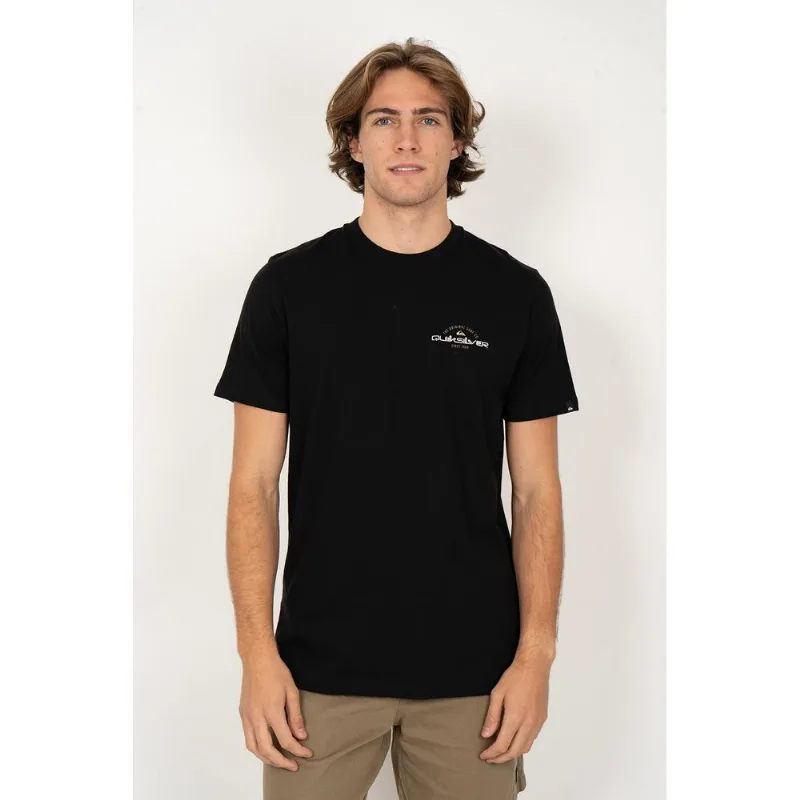 Camiseta Quiksilver M/C Arched Type Preto M-Preto-GG