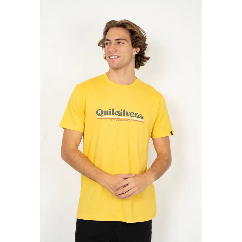 Camiseta Quiksilver M/C The Lines Amarelo P-Amarelo-GG