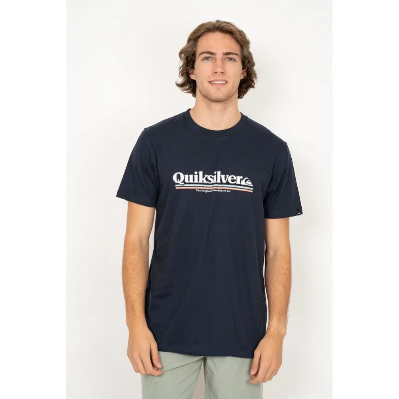 Camiseta Quiksilver M/C The Lines Marinho P-Marinho-M