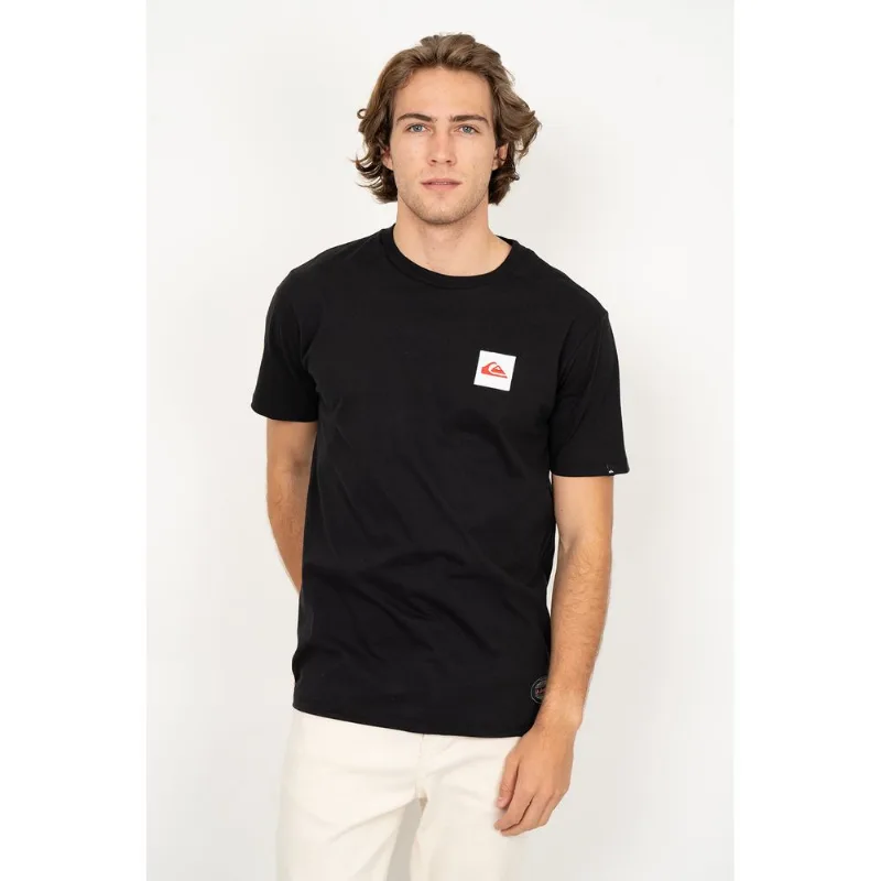 Camiseta Quiksilver M/C Emb Square Preto Camiseta Quiksilver M/C Emb Square Pre-Preto-GG