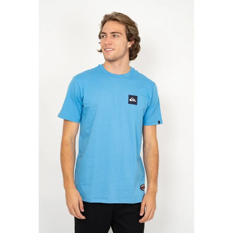 Camiseta Quiksilver M/C Emb Square Azul Camiseta Quiksilver M/C Emb Square Az-Azul-M
