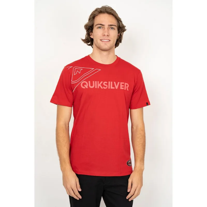 Camiseta Quiksilver M/C Emb Side Omni Vermelho Camiseta Quiksilver M/C Emb Side Omni Vermel-Vermelho-M