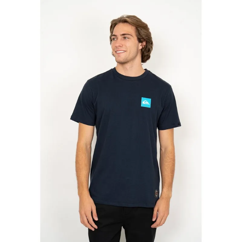 Camiseta Quiksilver M/C Emb Square Marinho-Marinho-G