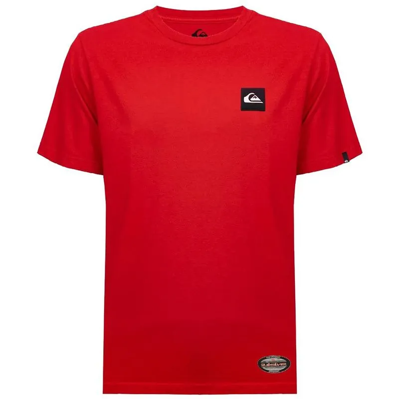 Camiseta Quiksilver Emb Square SM26 Masculina Vermelho P / vermeho