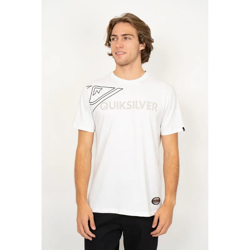 Camiseta Quiksilver M/C Emb Side Omni Branco-Branco-P