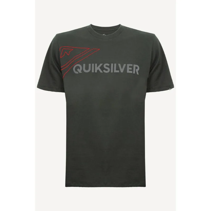 Camiseta Quiksilver M/C Emb Side Omni Cinza Escuro-CINZA ESCURO-P