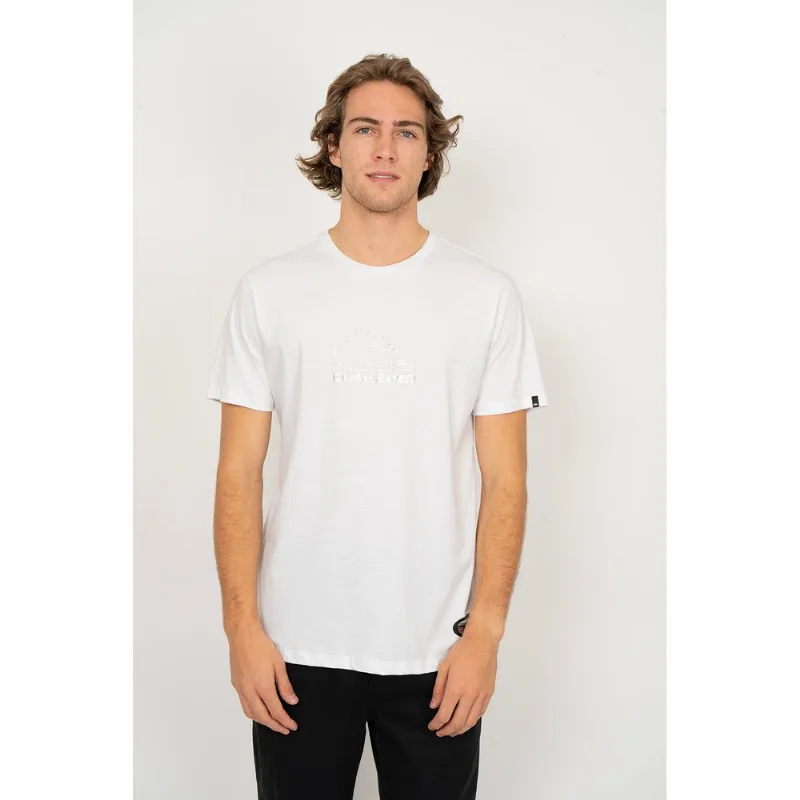 Camiseta Quiksilver M/C Omni Chrome Line Branco-Branco-M