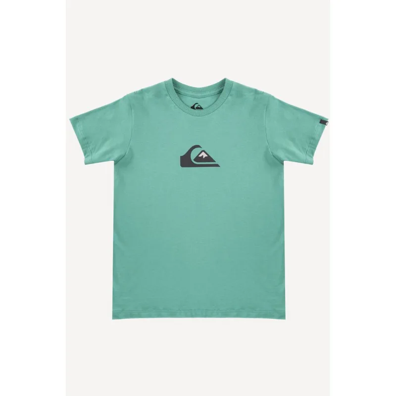 Camiseta Quiksilver M/C Comp Logo Kd Verde-Verde-6