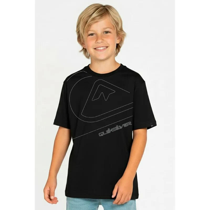 Camiseta Quiksilver M/C Big New Tour Kd Preto-Preto-8