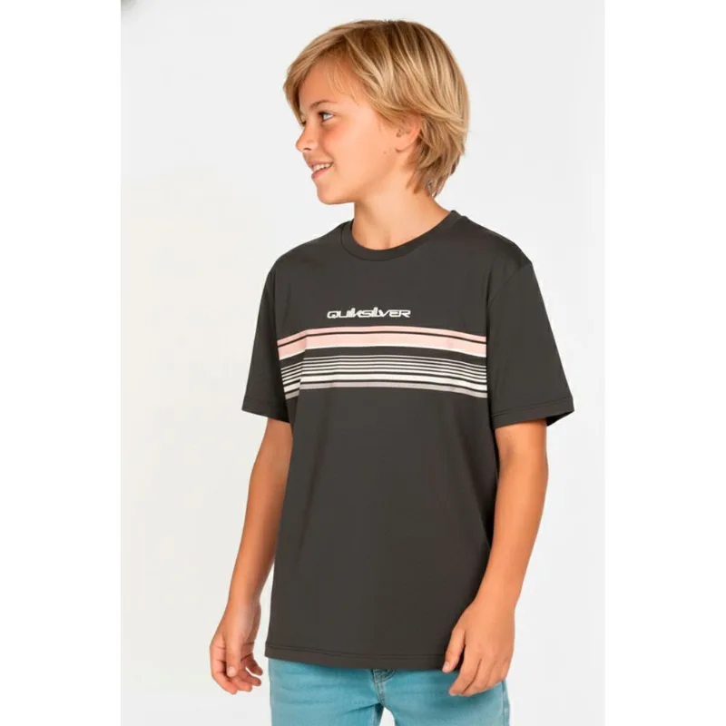 Camiseta Quiksilver M/C Banner Kd Cinza Escuro-CINZA ESCURO-4