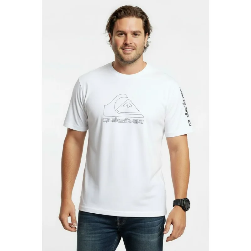 Camiseta Quiksilver M/C New Tour Ps Branco G1-Branco-G3