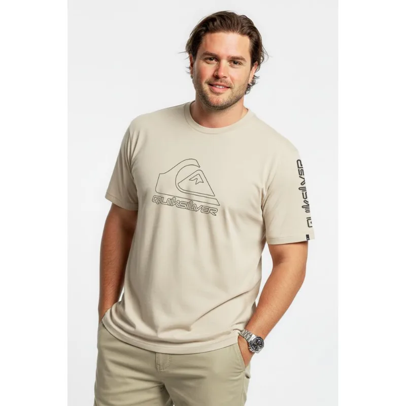 Camiseta Quiksilver M/C New Tour Ps Areia G1-Areia-G1