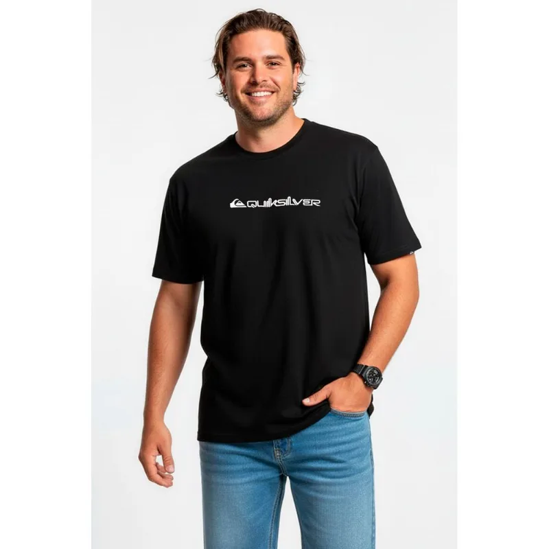 Camiseta Quiksilver M/C New Omni Ps Preto -Preto-G3