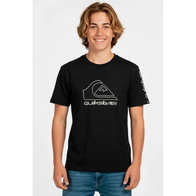 Camiseta Quiksilver M/C New Tour Tn Preto Camiseta Quiksilver M/C New Tour Tn Pret-Preto-12