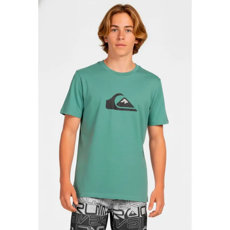 Camiseta Quiksilver M/C Comp Logo Tn Verde -Verde-16