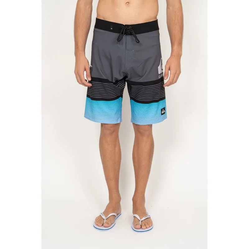 Boardshort Quiksilver Everyday Panel Stripe 21 Tn Preto -Preto-16