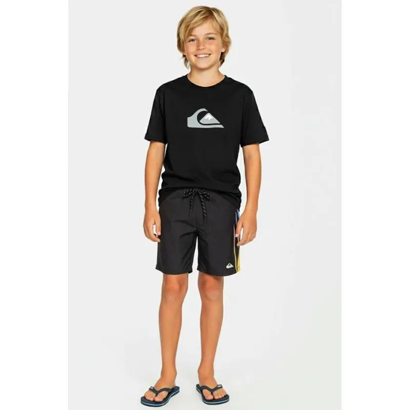 Boardshort Quiksilver Everyday Holmes 17 Kd Preto-Preto-4