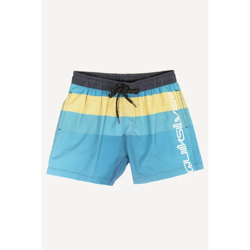 Boardshort Quiksilver Reconnect Stripe 17 Kd Azul-Azul-8