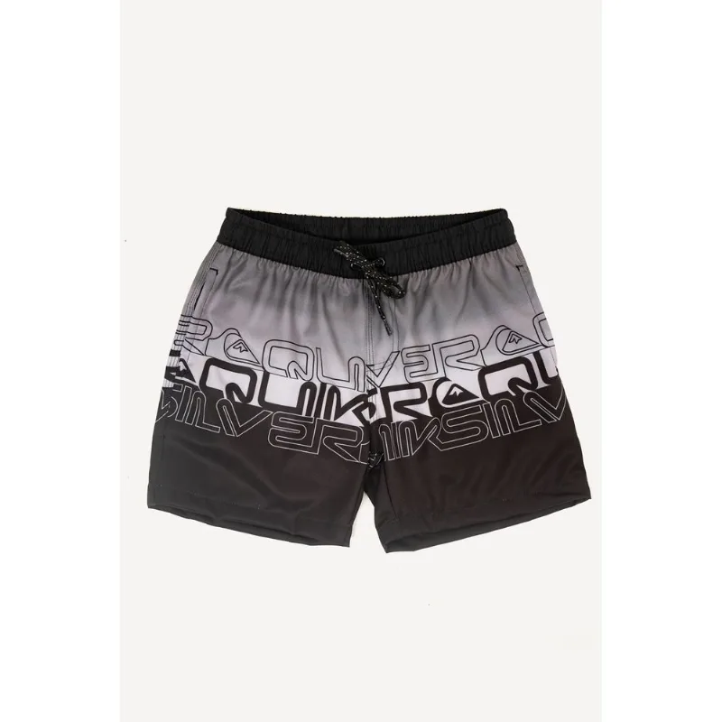 Boardshort Quiksilver Everyday Wordblock 17 Tn Preto -Preto-14
