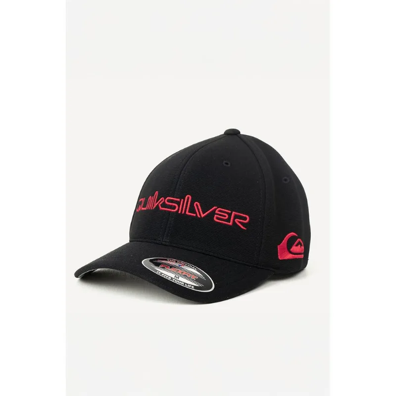 Boné Quiksilver Emb Type Down Word Black-BLACK-M